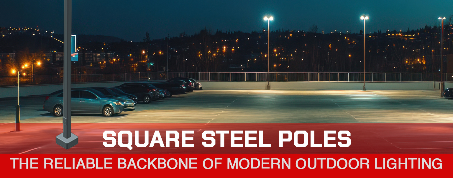 Square Steel Light Poles