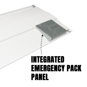 2x4 Troffer Center Basket with Emergency Battery Backup