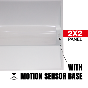 2×2 LED Center Basket Troffer with Motion Sensor Base