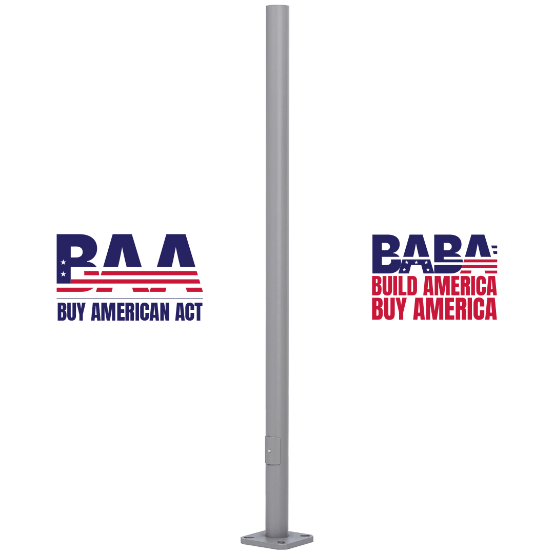 Round Non-Tapered Steel Lighting Pole (RNTS)