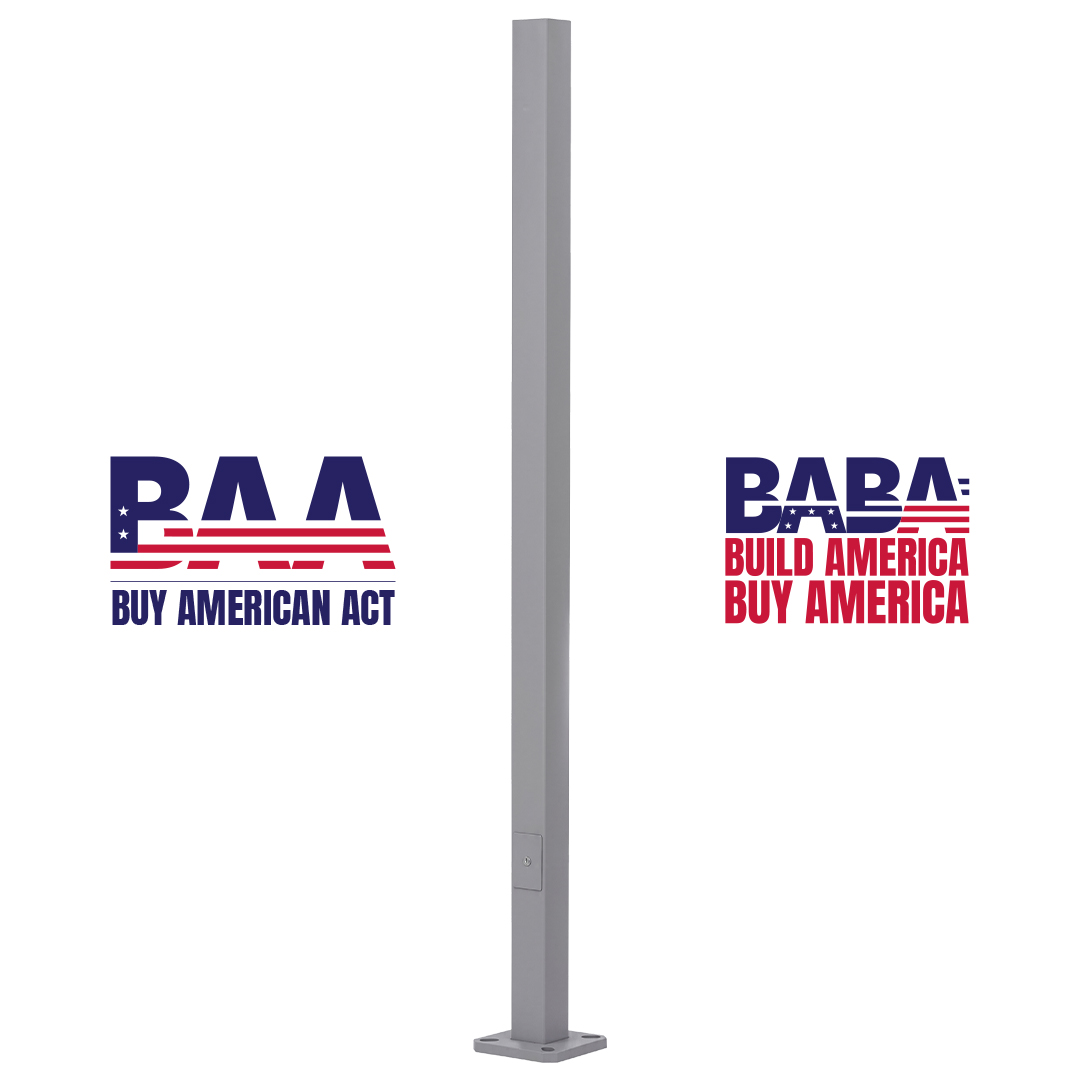 Square Non-Tapered Steel Light Pole (SNTS)