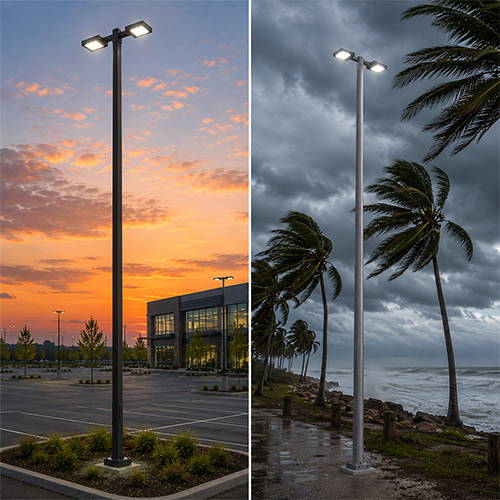 Outdoor Light Poles